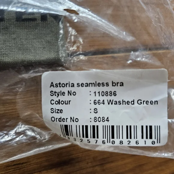 Better Bodies Astoria Seamless Sports Bra Washed Green Size S - Picture 5 of 9